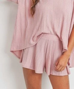 Hazel & Olive Back To Basics Shorts - Pink NEW ARRIVALS