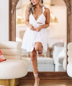 Hazel & Olive Beauty In Bloom Dress - White NEW ARRIVALS