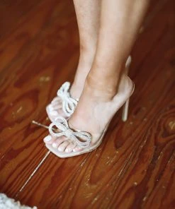 Hazel & Olive Bow Knows Heels - Nude NEW ARRIVALS