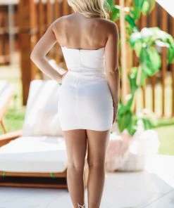 Hazel & Olive NEW ARRIVALS Bow-tiful Bride Dress - White