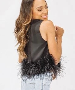 Hazel & Olive Brooke In Brooklyn Top - Black Feathers 9 Hazel & Olive Brooke In Brooklyn Top - Black Feathers