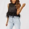 Hazel & Olive Brooke In Brooklyn Top - Black Feathers 1 Hazel & Olive Brooke In Brooklyn Top - Black Feathers