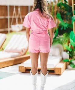 Hazel & Olive NEW ARRIVALS Bubblegum Daze Romper - Pink