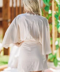 Hazel & Olive Clear Sky Kimono Dress - Cream 9 Hazel & Olive Clear Sky Kimono Dress - Cream