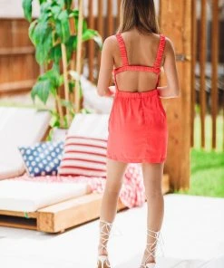 Hazel & Olive Even Better Dress - Red