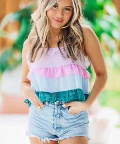 Hazel & Olive NEW ARRIVALS Extra Dose Top - Multi Color