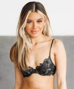 Hazel & Olive Fonce Wire Bra - Black (FINAL SALE) NEW ARRIVALS