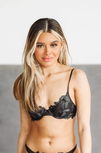 Hazel & Olive Fonce Wire Bra - Black (FINAL SALE) NEW ARRIVALS 3 Hazel & Olive Fonce Wire Bra - Black (FINAL SALE) NEW ARRIVALS