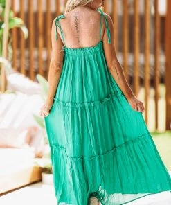 Hazel & Olive Forever Young Dress - Kelly Green