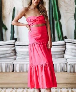 Hazel & Olive Going Somewhere Two Piece Set - Pink NEW ARRIVALS