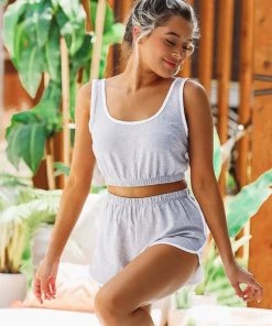 Hazel & Olive Grey Matters Short Set - Grey 8 Hazel & Olive Grey Matters Short Set - Grey