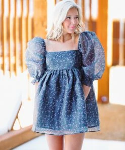 Hazel & Olive Happy Lil' Thang Dress. - Black Floral (FINAL SALE) NEW ARRIVALS