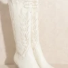Hazel & Olive Hello Dolly Cowboy Boots - White NEW ARRIVALS