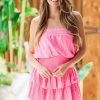 Hazel & Olive Hold Me Tight Romper Dress - Pink NEW ARRIVALS