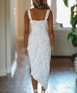 Hazel & Olive In Bloom Dress - Blue Floral