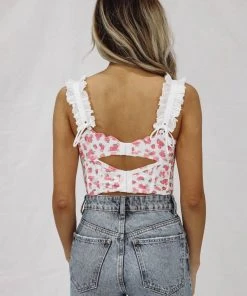 Hazel & Olive Jokes On You Top - Pink And White NEW ARRIVALS