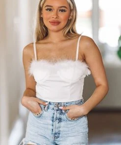 Hazel & Olive NEW ARRIVALS Last Call Top - White (FINAL SALE)