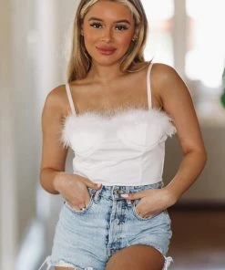 Hazel & Olive NEW ARRIVALS Last Call Top - White (FINAL SALE)