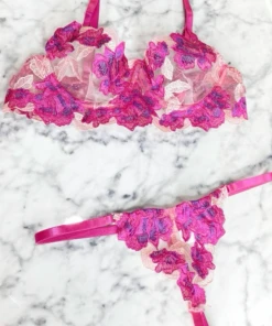 Hazel & Olive Le Fleur Thong - Magenta NEW ARRIVALS