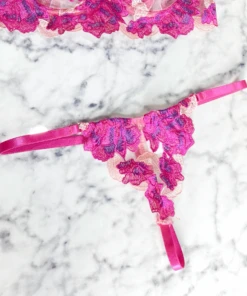 Hazel & Olive Le Fleur Thong - Magenta NEW ARRIVALS