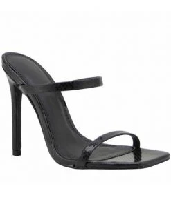 Hazel & Olive NEW ARRIVALS Liv In The City Heels - Black (FINAL SALE)