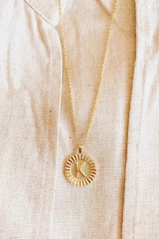 Hazel & Olive NEW ARRIVALS Love Letter Necklace - Gold