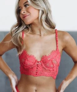 Hazel & Olive LUXE Bra - Red