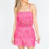 Hazel & Olive Made In Memphis Fringe Top - Hot Pink NEW ARRIVALS 1 Hazel & Olive Made In Memphis Fringe Top - Hot Pink NEW ARRIVALS