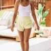 Hazel & Olive Make A Move Shorts - Lime NEW ARRIVALS 2 Hazel & Olive Make A Move Shorts - Lime NEW ARRIVALS
