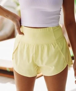 Hazel & Olive Make A Move Shorts - Lime NEW ARRIVALS