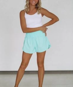 Hazel & Olive Move Freely Workout Shorts - Mint NEW ARRIVALS 11 Hazel & Olive Move Freely Workout Shorts - Mint NEW ARRIVALS