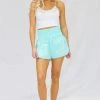 Hazel & Olive Move Freely Workout Shorts - Mint NEW ARRIVALS