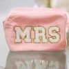 HAZEL & OLIVE NEW ARRIVALS Large Mrs. Travel Pouch - Pink