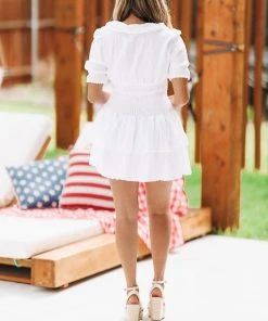 Hazel & Olive Nothing Sweeter Dress - White