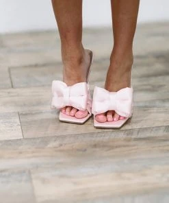 Hazel & Olive NEW ARRIVALS Pink Perfection Heels - Light Pink