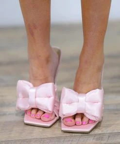 Hazel & Olive NEW ARRIVALS Pink Perfection Heels - Light Pink