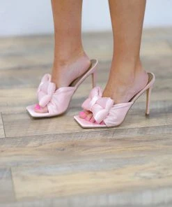 Hazel & Olive NEW ARRIVALS Pink Perfection Heels - Light Pink