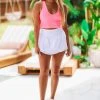 Hazel & Olive NEW ARRIVALS Power Play White Skort - White 1 Hazel & Olive NEW ARRIVALS Power Play White Skort - White