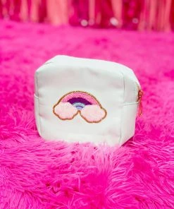 Hazel & Olive Rainbow Patch Bag - Mint Green NEW ARRIVALS