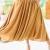 HAZEL & OLIVE Set In Sandstone Skirt - Mustard Yellow 1 HAZEL & OLIVE Set In Sandstone Skirt - Mustard Yellow