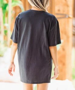 Hazel & Olive Shiny Howdy Tee - Black