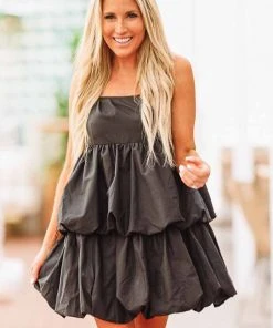 Hazel & Olive NEW ARRIVALS Slow Down Dress - Black