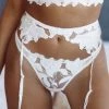 Hazel & Olive Soirée Thong - White (FINAL SALE) 2 Hazel & Olive Soirée Thong - White (FINAL SALE)