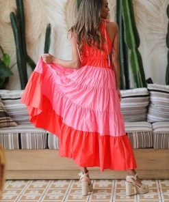 Hazel & Olive Stories To Tell Dress - Red And Pink 9 Hazel & Olive Stories To Tell Dress - Red And Pink