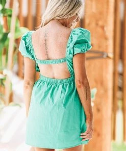 Hazel & Olive Time Is Love Dress - Green NEW ARRIVALS