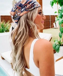 Hazel & Olive NEW ARRIVALS Touch It Up Hair Scarf - Blush