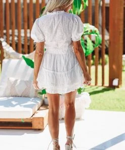 Hazel & Olive NEW ARRIVALS Who's Next Dress - White