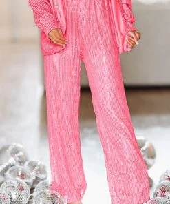 Hazel & Olive NEW ARRIVALS Worth A Shot Pants - Pink